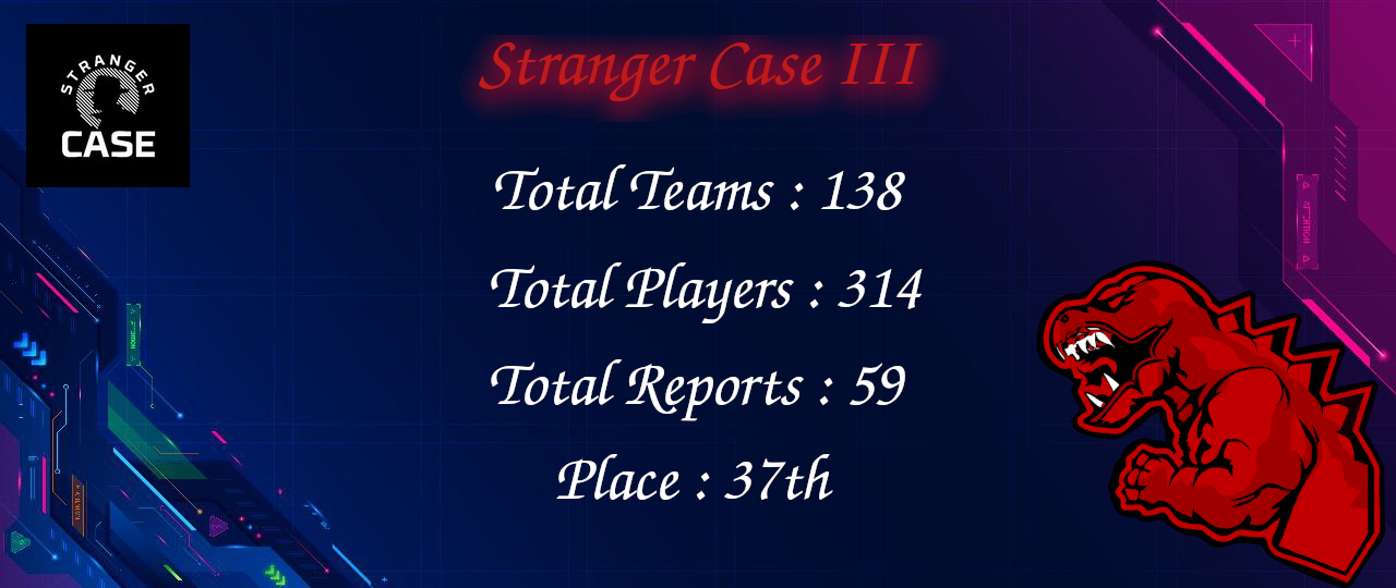 Result Stranger Case III